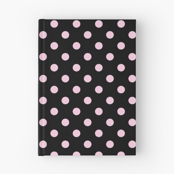 Item preview, Girly Pale Pink Polka Dots On Black designed and sold by POLKAIWERX.