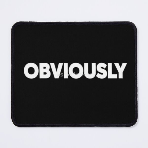 Item preview, Obviously Bold Text Minimalist Design designed and sold by FunkyPatakha.