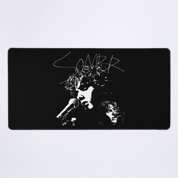 Item preview, SOMBR Singer | Indie Grunge Concert Black & White Portrait designed and sold by solonwmith6.