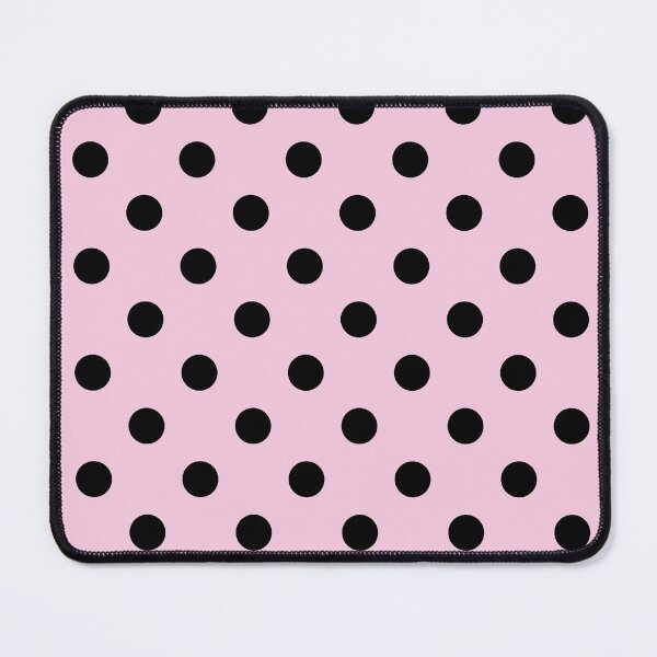 Item preview, Girly Black Polka Dots On Pale Pink designed and sold by POLKAIWERX.