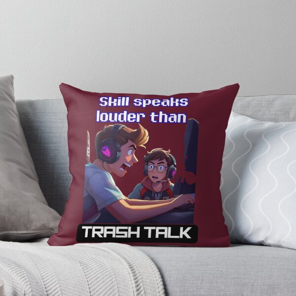 Item preview, Skill speaks louder than Trash Talk designed and sold by RonPaulHappyGamer.