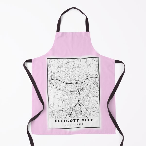 Item preview, Minimalist Ellicott City Map designed and sold by Tamas Das.