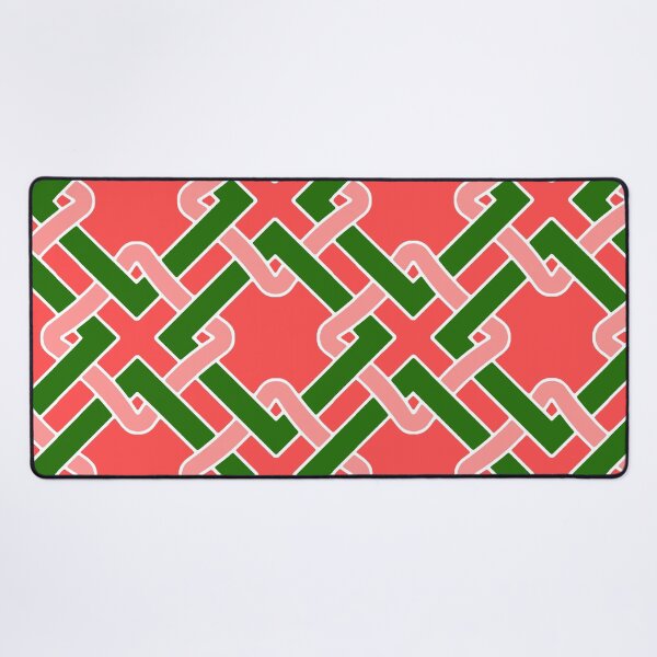 Item preview, Tangled-Christmas Bright Red Green designed and sold by Fabricatemyart.