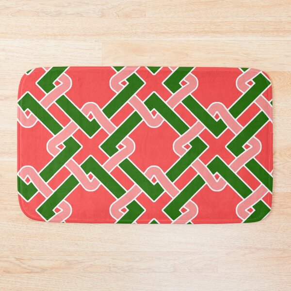 Item preview, Tangled-Christmas Bright Red Green designed and sold by Fabricatemyart.