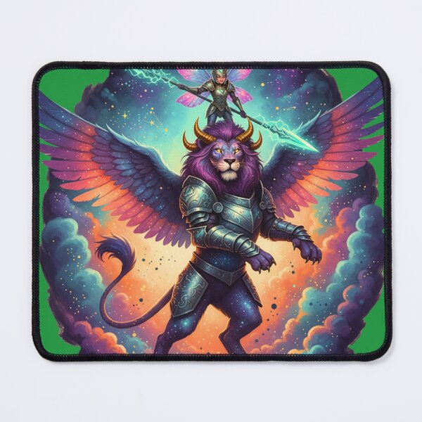 Item preview, Celestial King and Queen | The Winged Lion and His Fairy Commander designed and sold by E-SarnEdge.