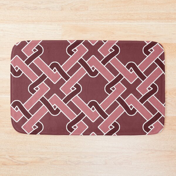 Item preview, Tangled-Dull Chocolate Cosmos Dusty Rose designed and sold by Fabricatemyart.