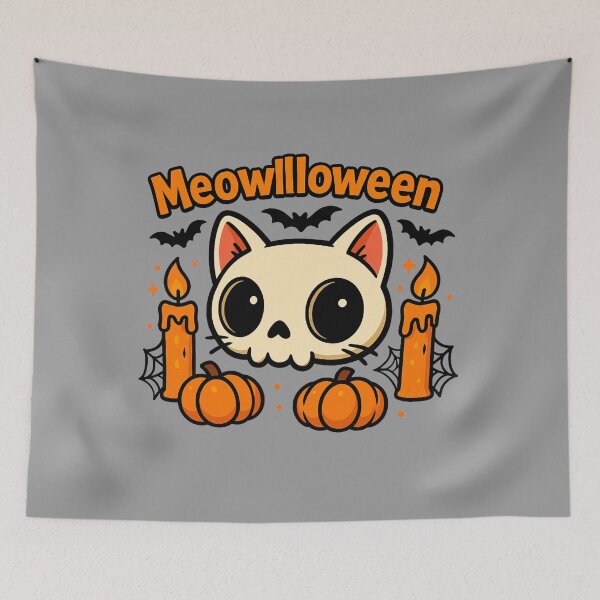 Item preview, Meowlloween cat, halloween designed and sold by Sn1ver.