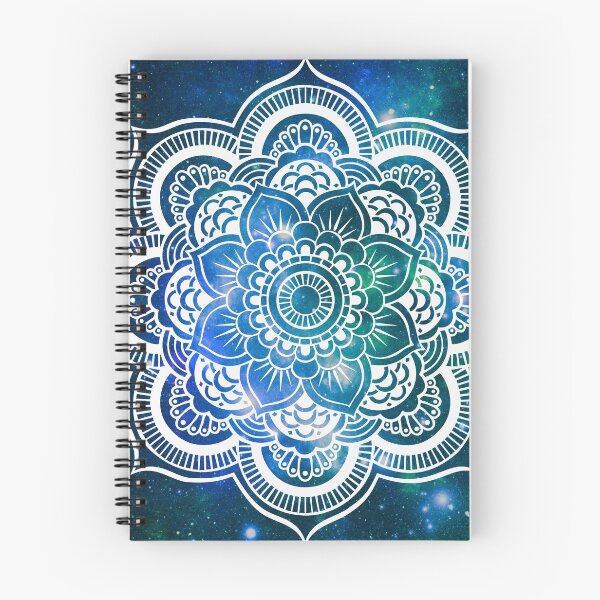 Item preview, Galaxy Mandala Green Blue designed and sold by 2sweetsDesign.