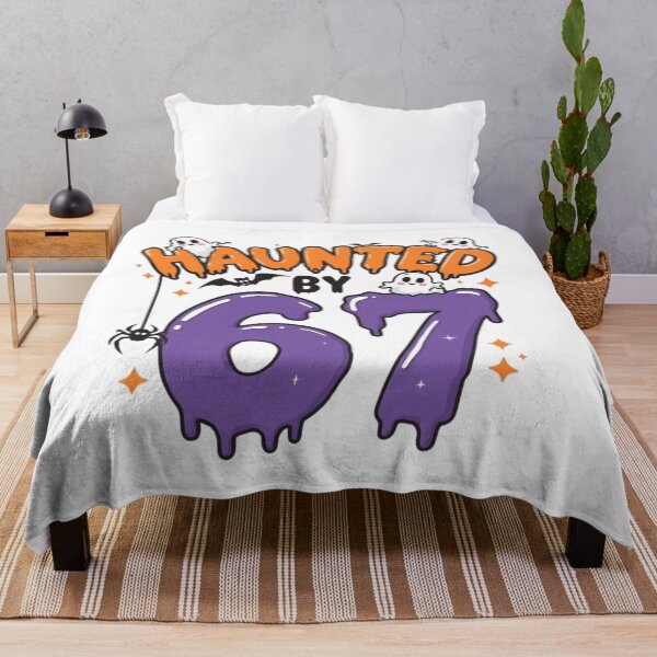 Item preview, Haunted by 67 | Funny Ghost Halloween Costume | Spooky Retro Humor Tee designed and sold by MirelaSorescu.