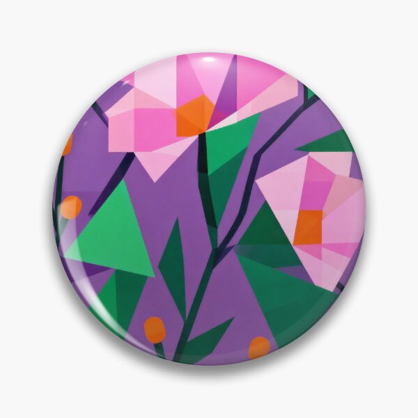 Item preview, Geometric Bloom Purple Garden designed and sold by zzz888.