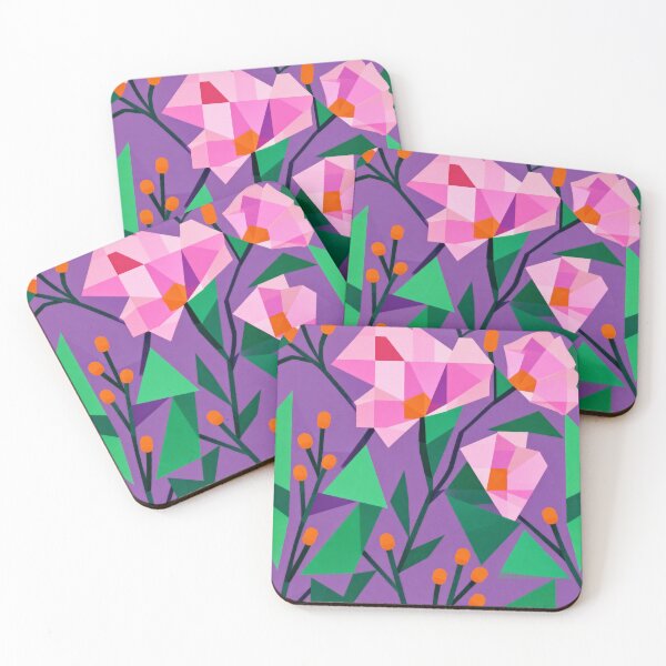 Item preview, Geometric Bloom Purple Garden designed and sold by zzz888.