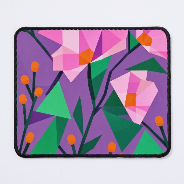 Item preview, Geometric Bloom Purple Garden designed and sold by zzz888.
