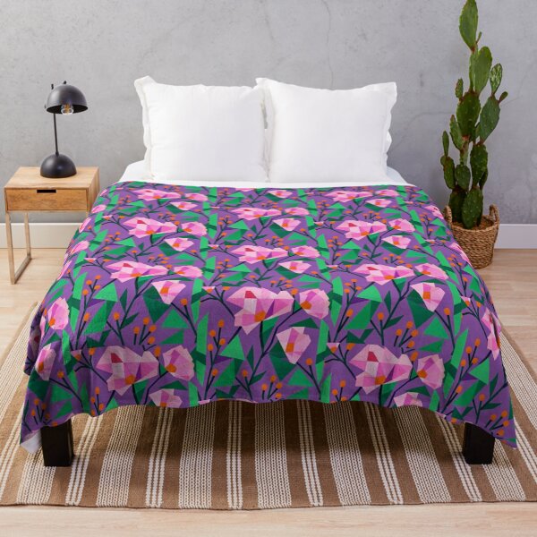 Item preview, Geometric Bloom Purple Garden designed and sold by zzz888.