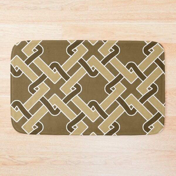 Artikelvorschau, Tangled-Dull Monochrome Brown Ochre entworfen und verkauft von Fabricatemyart.