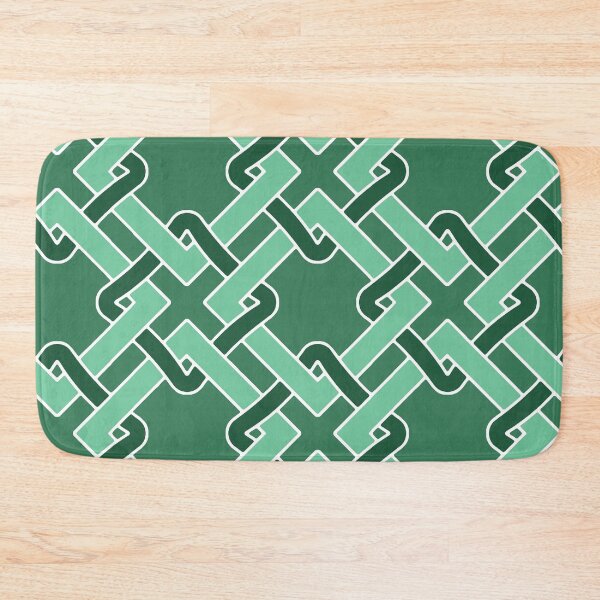 Item preview, Tangled-Dull Monochrome Cyan Green designed and sold by Fabricatemyart.