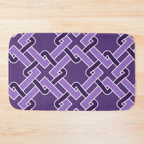 Item preview, Tangled-Dull Monochrome Royal Plum designed and sold by Fabricatemyart.