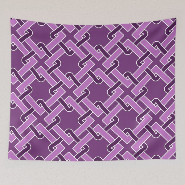 Item preview, Tangled-Dull Monochrome Russian Violet designed and sold by Fabricatemyart.