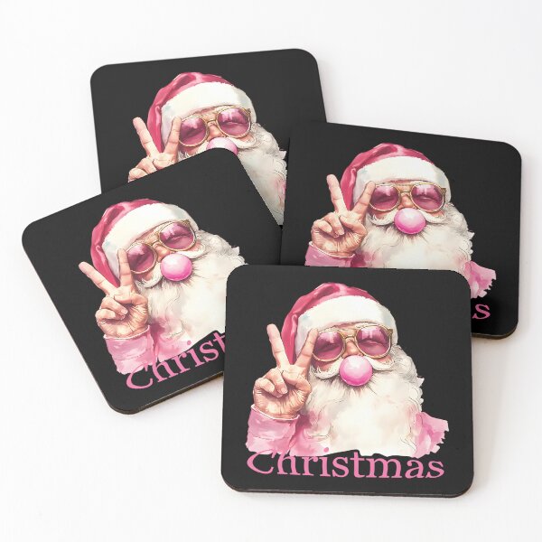 Item preview, Cute Retro Santa Christmas Blowing Bubble Gum Vintage Girly designed and sold by viannkemarad.