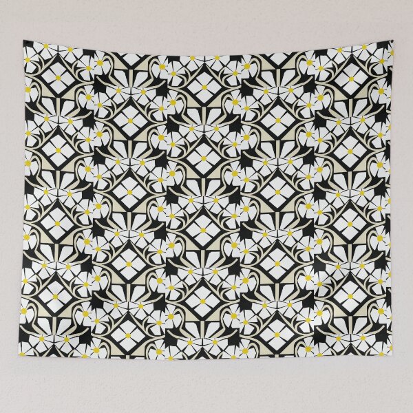 Item preview, Geometric Daisy Bloom Symmetry designed and sold by zzz888.