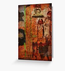 Bisbee Graffiti Wall Greeting Card