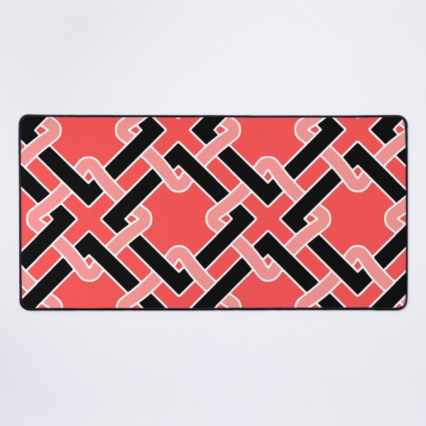 Item preview, Tangled-Bright Red Black designed and sold by Fabricatemyart.