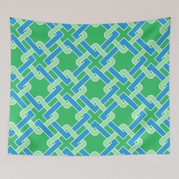 Item preview, Tangled-Bright Turq Green designed and sold by Fabricatemyart.