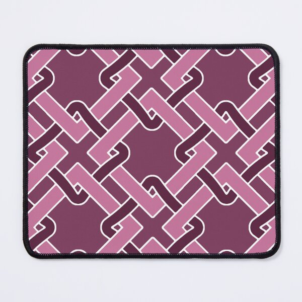 Item preview, Tangled-Dull Deep Plum Medium Pink designed and sold by Fabricatemyart.