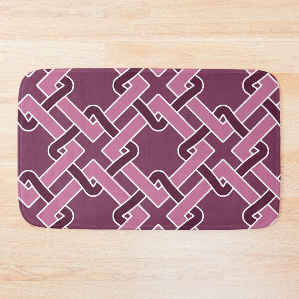 Item preview, Tangled-Dull Deep Plum Medium Pink designed and sold by Fabricatemyart.