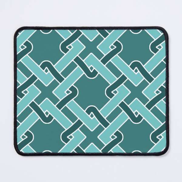 Item preview, Tangled-Dull Monochrome Blue Stone designed and sold by Fabricatemyart.