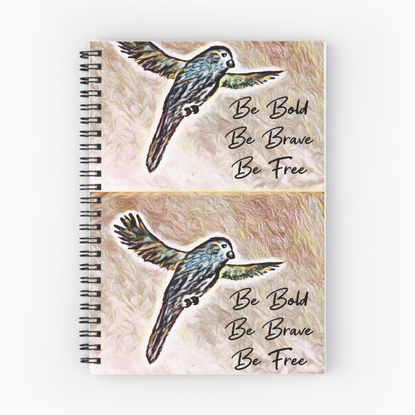 Item preview, Be bold, be brave, be free - bird print. designed and sold by Art-by-Nade.