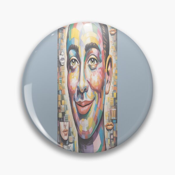 Item preview, Vibrant Abstract Mosaic Portrait By Merch, Limited Edition designed and sold by HERIBERTOMARTHA.