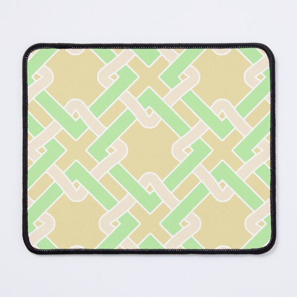 Item preview, Tangled-Baby Soft Monochrome Pastel Green Yellow designed and sold by Fabricatemyart.