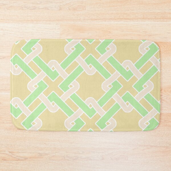 Item preview, Tangled-Baby Soft Monochrome Pastel Green Yellow designed and sold by Fabricatemyart.