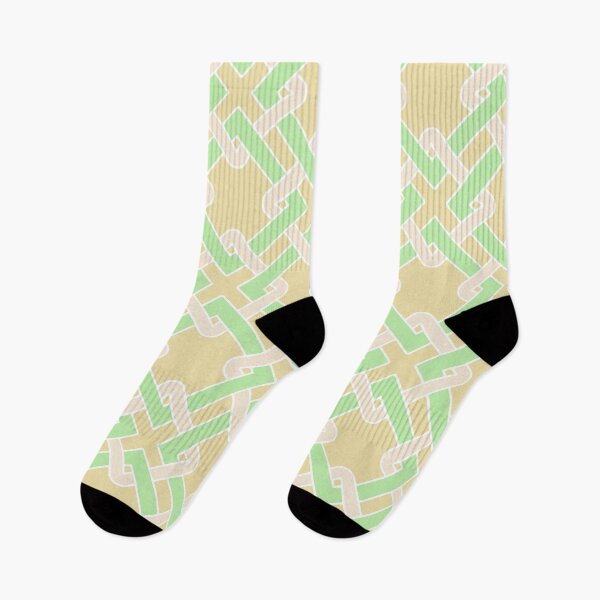 Item preview, Tangled-Baby Soft Monochrome Pastel Green Yellow designed and sold by Fabricatemyart.