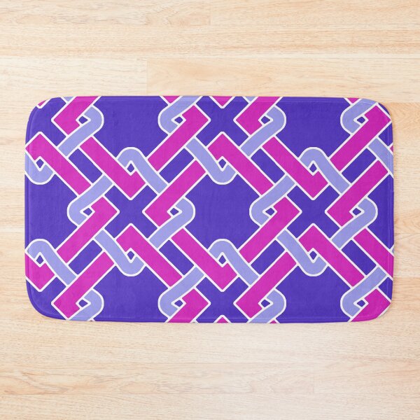Item preview, Tangled-Bright Magenta Violet Blue designed and sold by Fabricatemyart.