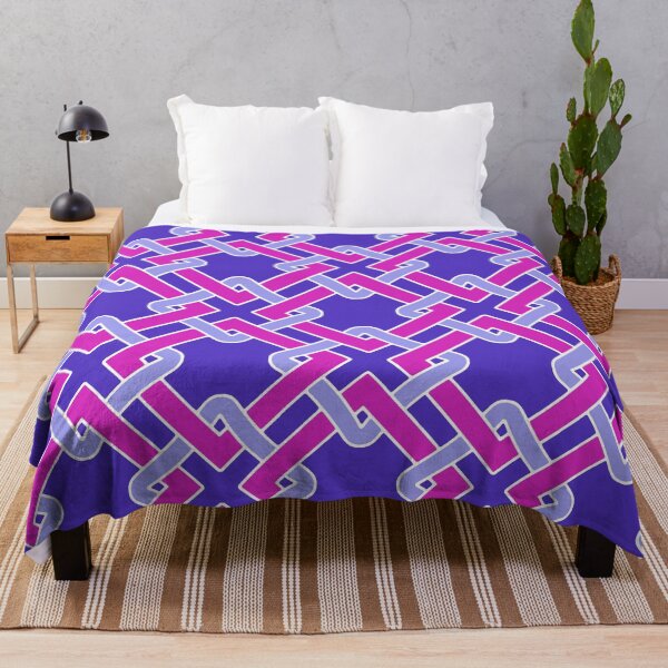 Item preview, Tangled-Bright Magenta Violet Blue designed and sold by Fabricatemyart.