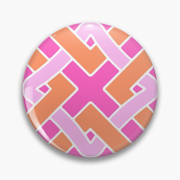 Item preview, Tangled-Bright Pink Orange designed and sold by Fabricatemyart.