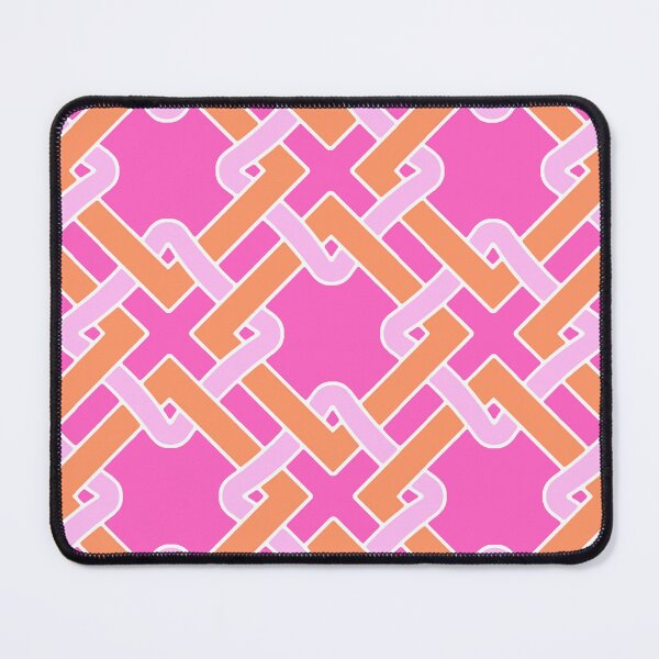Item preview, Tangled-Bright Pink Orange designed and sold by Fabricatemyart.