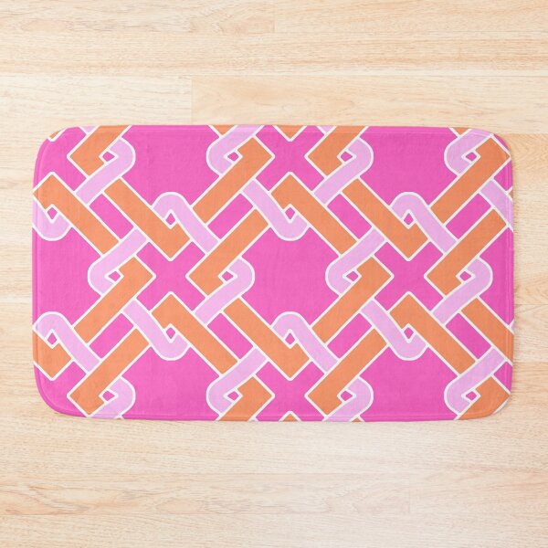 Item preview, Tangled-Bright Pink Orange designed and sold by Fabricatemyart.