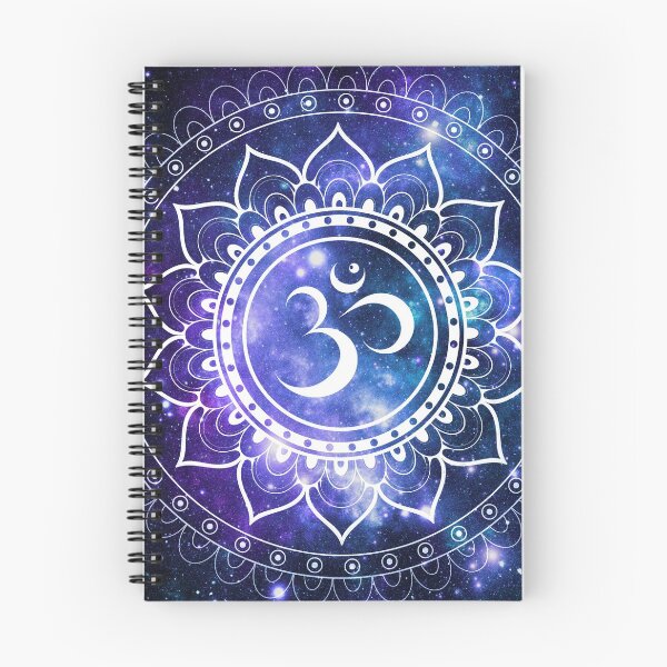 Item preview, Galaxy Om Mandala Violet & Teal designed and sold by 2sweetsDesign.