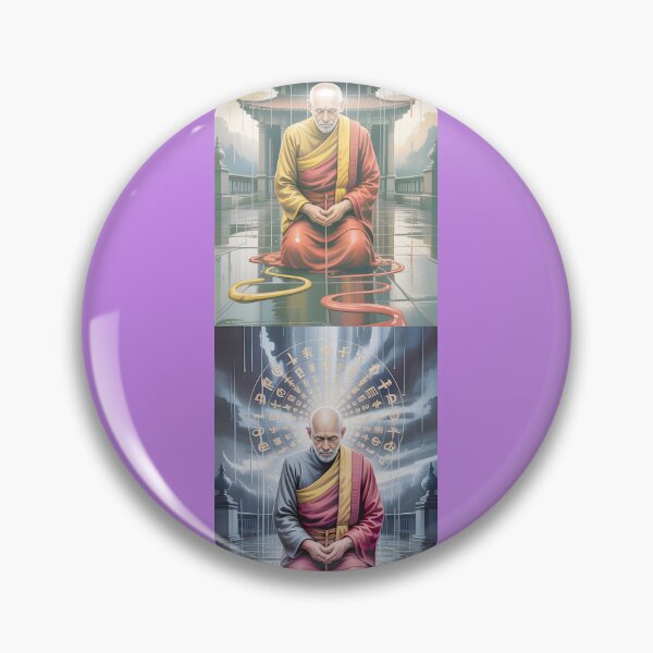 Item preview, Monk Meditation Enlightenment Zen Circle By Merch, Limited Edition designed and sold by HERIBERTOMARTHA.