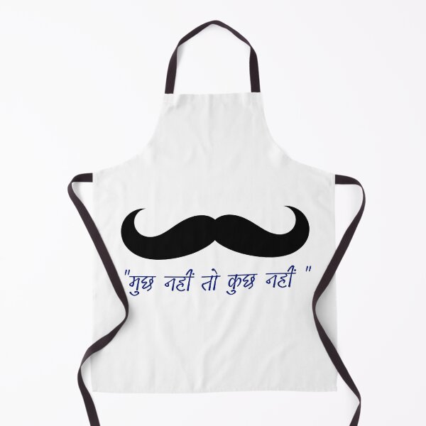 Item preview, Mooch Nahi To Kuch Nahi | Funny Hindi Quote Mustache Design designed and sold by Raju2018.