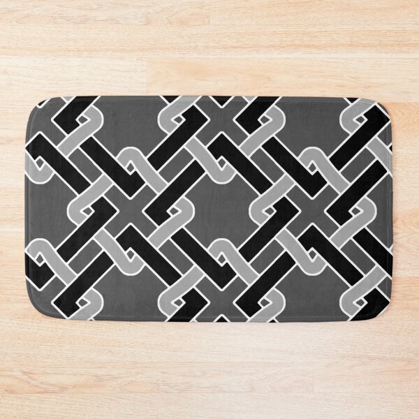 Item preview, Tangled- Dull Monochrome Black White Grey designed and sold by Fabricatemyart.