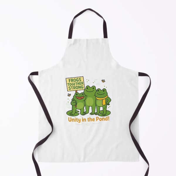 Item preview, Frogs Together Strong – Funny Unity Frog Cartoon Design designed and sold by DailyDrivesct.