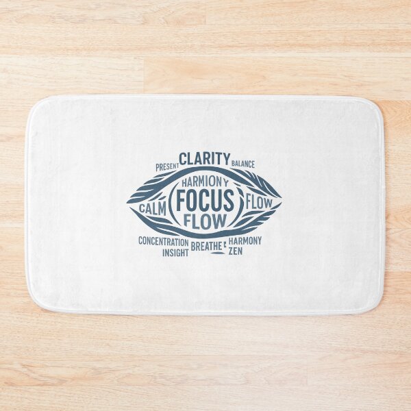 Item preview, Focus Flow / Mindfulness Word Cloud / Calm and Clarity Design designed and sold by anna2681.