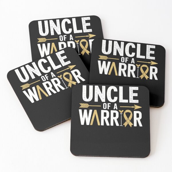 Item preview, Uncle Of A Warrior, Red & Blue Ribbon HLHS Awareness designed and sold by Formatage.