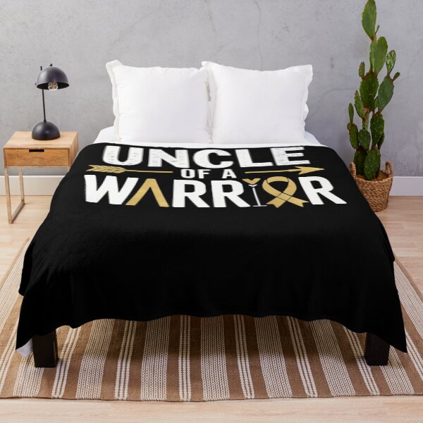 Item preview, Uncle Of A Warrior, Red & Blue Ribbon HLHS Awareness designed and sold by Formatage.