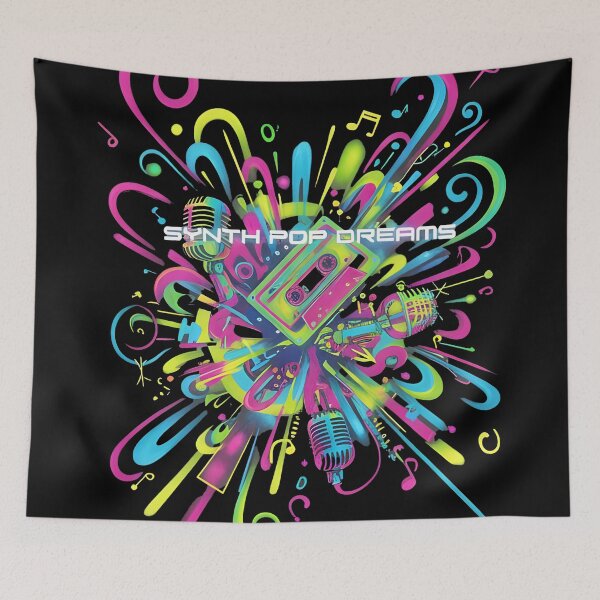 Item preview, Retro music  Pop Vibes designed and sold by Uglyandcute.