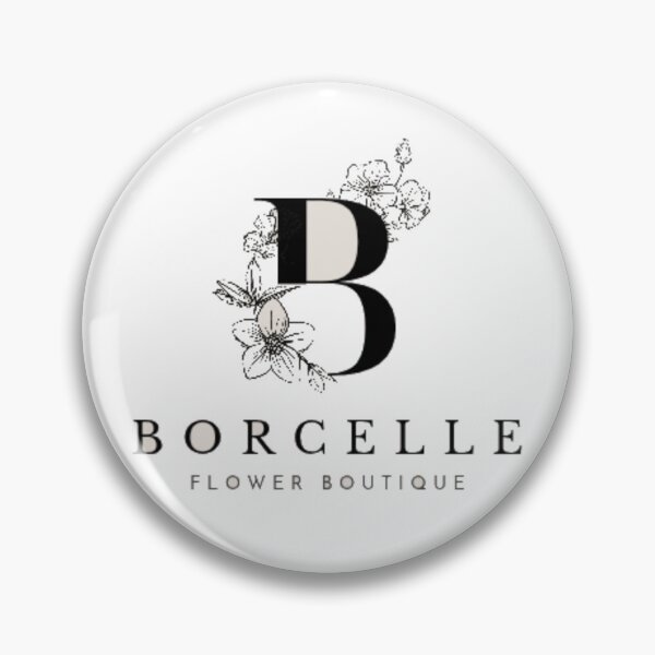 Item preview, Borcelle Flower Boutique Logo - Elegant B Monogram with Hand-Drawn Floral Art designed and sold by GenZFashion000.