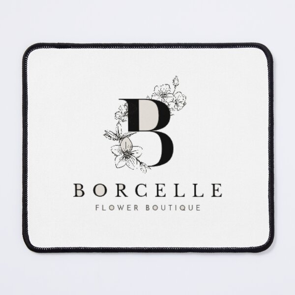 Item preview, Borcelle Flower Boutique Logo - Elegant B Monogram with Hand-Drawn Floral Art designed and sold by GenZFashion000.